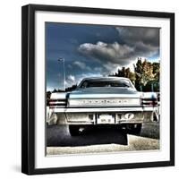 Rear View of Vintage Automobile in America-Salvatore Elia-Framed Photographic Print