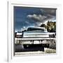 Rear View of Vintage Automobile in America-Salvatore Elia-Framed Photographic Print