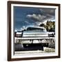 Rear View of Vintage Automobile in America-Salvatore Elia-Framed Photographic Print