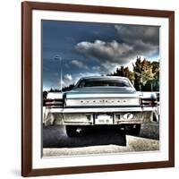 Rear View of Vintage Automobile in America-Salvatore Elia-Framed Photographic Print