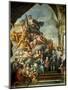 Rear Wall Painting of the Upper Hall Glorifying George I (1660-1727) and the House of Hanover,…-Sir James Thornhill-Mounted Giclee Print