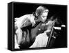 REAR WINDOW, 1954 directed by ALFRED HITCHCOCK Grace Kelly and James Stewart (b/w photo)-null-Framed Stretched Canvas