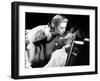 REAR WINDOW, 1954 directed by ALFRED HITCHCOCK Grace Kelly and James Stewart (b/w photo)-null-Framed Photo