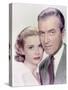 REAR WINDOW, 1954 directed by ALFRED HITCHCOCK Grace Kelly and James Stewart (photo)-null-Stretched Canvas