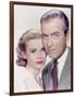 REAR WINDOW, 1954 directed by ALFRED HITCHCOCK Grace Kelly and James Stewart (photo)-null-Framed Photo