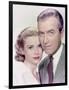 REAR WINDOW, 1954 directed by ALFRED HITCHCOCK Grace Kelly and James Stewart (photo)-null-Framed Photo