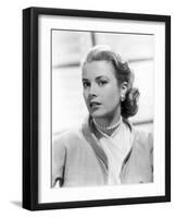 REAR WINDOW, 1954 directed by ALFRED HITCHCOCK Grace Kelly (b/w photo)-null-Framed Photo