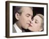 REAR WINDOW, 1954 directed by ALFRED HITCHCOCK James Stewart and Grace Kelly (photo)-null-Framed Photo