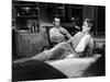 REAR WINDOW, 1954 directed byALFRED HITCHCOCK James Stewart and Grace Kelly (b/w photo)-null-Mounted Photo