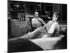 REAR WINDOW, 1954 directed byALFRED HITCHCOCK James Stewart and Grace Kelly (b/w photo)-null-Mounted Photo