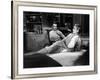 REAR WINDOW, 1954 directed byALFRED HITCHCOCK James Stewart and Grace Kelly (b/w photo)-null-Framed Photo