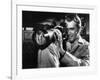 REAR WINDOW, 1954 directed byALFRED HITCHCOCK James Stewart (b/w photo)-null-Framed Photo