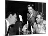 REAR WINDOW, 1954 directed byALFRED HITCHCOCK On the set, Wendell Corey, Grace Kelly and James Stew-null-Mounted Photo