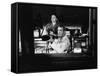 REAR WINDOW, 1954 directed byALFRED HITCHCOCK Thelma Ritter and James Stewart (b/w photo)-null-Framed Stretched Canvas