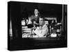 REAR WINDOW, 1954 directed byALFRED HITCHCOCK Thelma Ritter and James Stewart (b/w photo)-null-Stretched Canvas