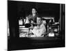 REAR WINDOW, 1954 directed byALFRED HITCHCOCK Thelma Ritter and James Stewart (b/w photo)-null-Mounted Photo