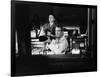 REAR WINDOW, 1954 directed byALFRED HITCHCOCK Thelma Ritter and James Stewart (b/w photo)-null-Framed Photo