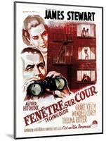 Rear Window, (aka Fenetre Sur Cour), French Poster Art, 1954-null-Mounted Art Print