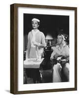 Rear Window, from Left: Grace Kelly, James Stewart, 1954-null-Framed Photo