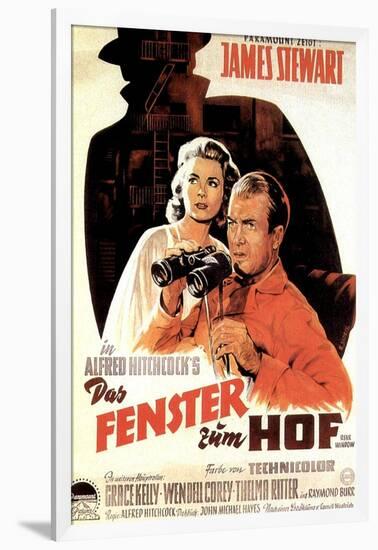 Rear Window, from Left, Grace Kelly, James Stewart, 1954-null-Framed Art Print