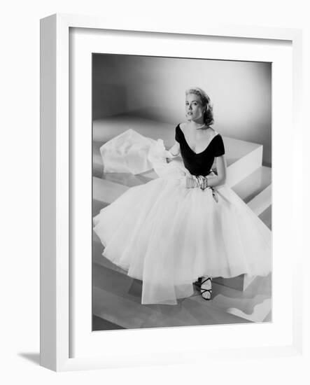 Rear Window, Grace Kelly in Publicity Shot, 1954-null-Framed Photo