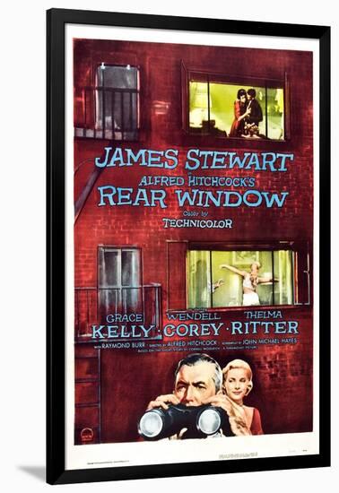 Rear Window, Grace Kelly, James Stewart, 1954-null-Framed Art Print