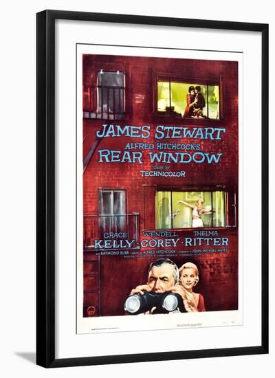 Rear Window, Grace Kelly, James Stewart, 1954-null-Framed Art Print