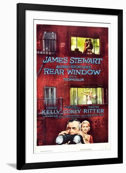 Rear Window, Grace Kelly, James Stewart, 1954-null-Framed Art Print