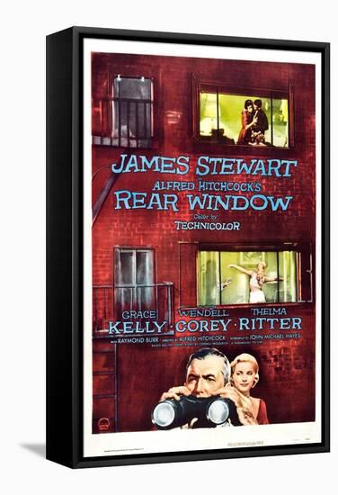 Rear Window, Grace Kelly, James Stewart, 1954-null-Framed Stretched Canvas