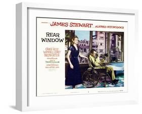 Rear Window, Grace Kelly, James Stewart, 1954-null-Framed Art Print