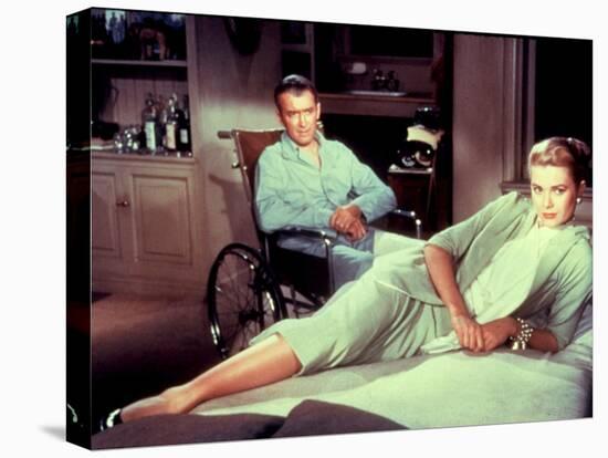 Rear Window, James Stewart, Grace Kelly, 1954-null-Stretched Canvas