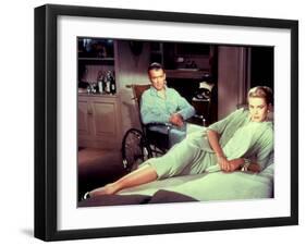 Rear Window, James Stewart, Grace Kelly, 1954-null-Framed Photo