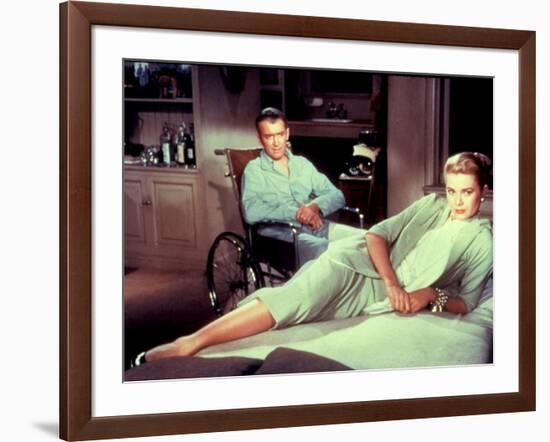 Rear Window, James Stewart, Grace Kelly, 1954-null-Framed Photo