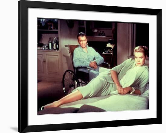 Rear Window, James Stewart, Grace Kelly, 1954-null-Framed Photo