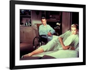 Rear Window, James Stewart, Grace Kelly, 1954-null-Framed Photo