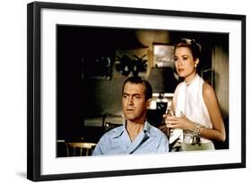 Rear Window, James Stewart, Grace Kelly, 1954-null-Framed Photo