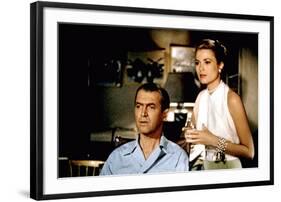 Rear Window, James Stewart, Grace Kelly, 1954-null-Framed Photo