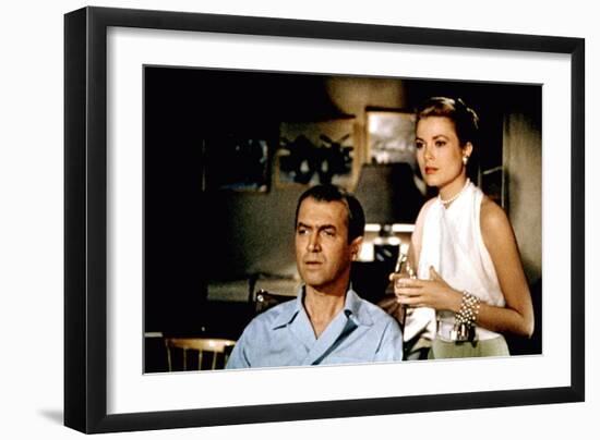 Rear Window, James Stewart, Grace Kelly, 1954-null-Framed Premium Photographic Print