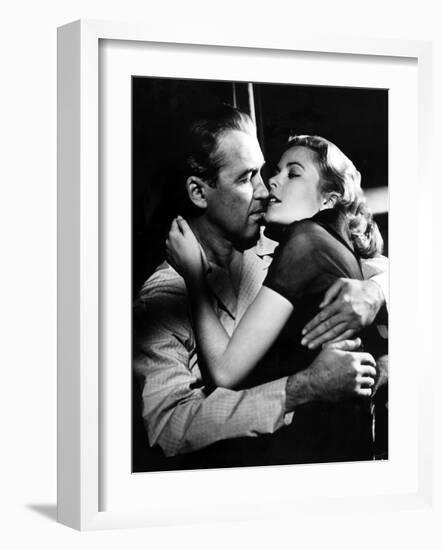 Rear Window, James Stewart, Grace Kelly, 1954-null-Framed Photo