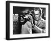 Rear Window, James Stewart, Raymond Burr (In Camera Lens), 1950-null-Framed Photo