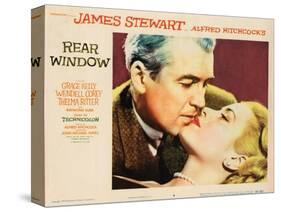 Rear Window, L-R: James Stewart, Grace Kelly, 1954-null-Stretched Canvas