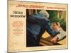 Rear Window, L-R: Raymond Burr, James Stewart, 1954-null-Mounted Art Print