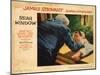 Rear Window, L-R: Raymond Burr, James Stewart, 1954-null-Mounted Art Print