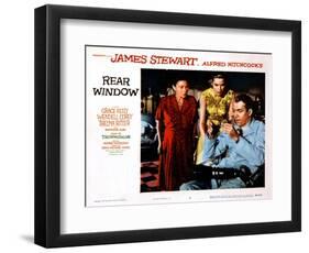 Rear Window, Thelma Ritter, Grace Kelly, James Stewart, 1954-null-Framed Art Print