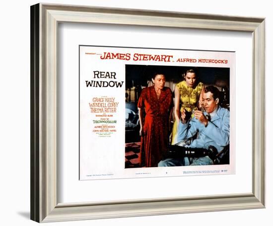 Rear Window, Thelma Ritter, Grace Kelly, James Stewart, 1954-null-Framed Art Print