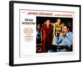 Rear Window, Thelma Ritter, Grace Kelly, James Stewart, 1954-null-Framed Art Print