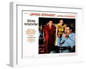 Rear Window, Thelma Ritter, Grace Kelly, James Stewart, 1954-null-Framed Art Print