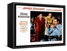 Rear Window, Thelma Ritter, Grace Kelly, James Stewart, 1954-null-Framed Stretched Canvas