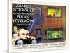 Rear Window, UK Movie Poster, 1954-null-Stretched Canvas