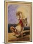 Rearing Horse-Eugene Delacroix-Mounted Giclee Print